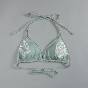 DARC SPORT SHE - DUAL WOLF NIKITA TRIANGLE TOP - LUSH GREEN